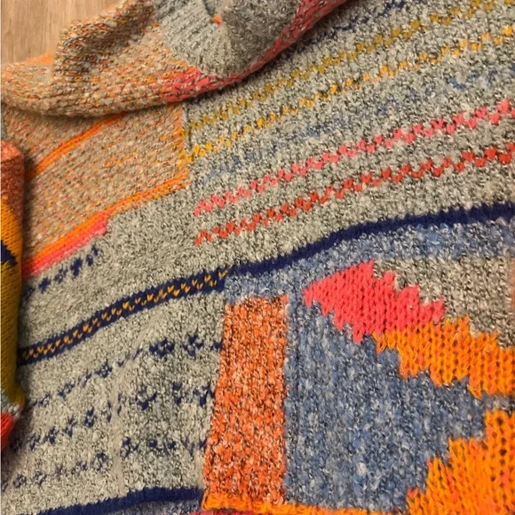 Sincerely Jules Multicolor Patchwork Sweater - Picture 3 of 3